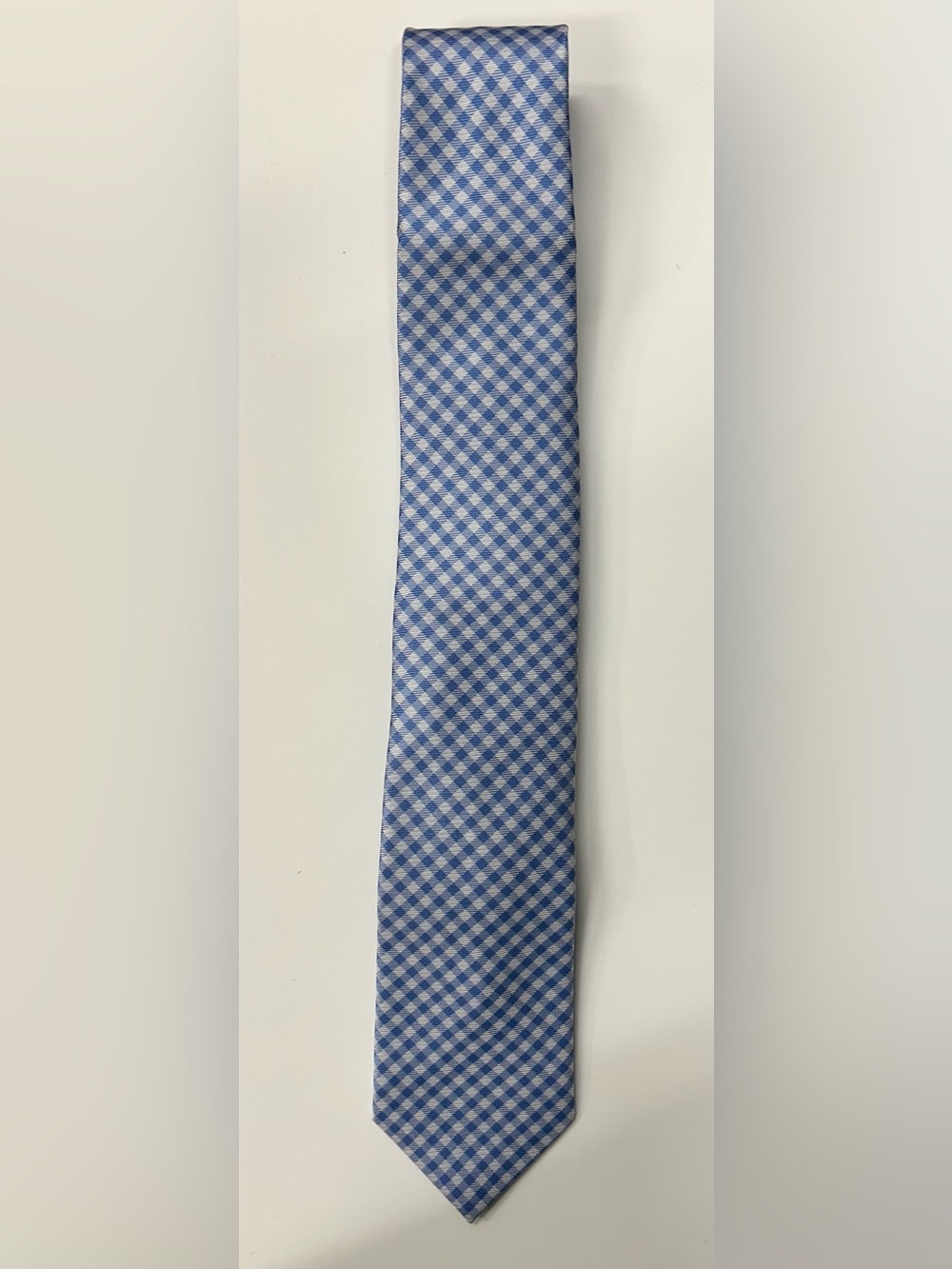 Tommy Hilfiger Light Blue Plaid Tie NWT